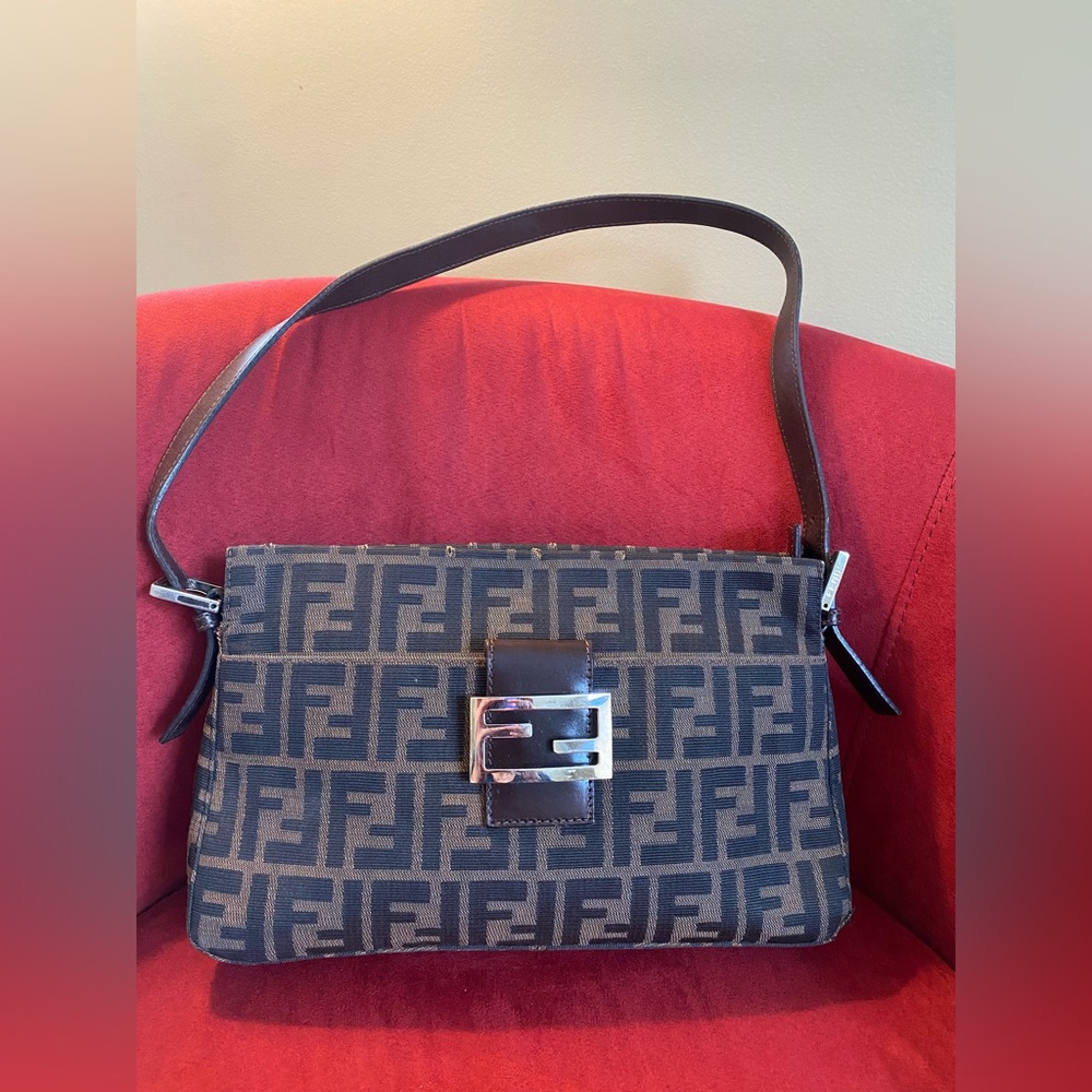 Fendi Zucca Vintage Shoulder Bag